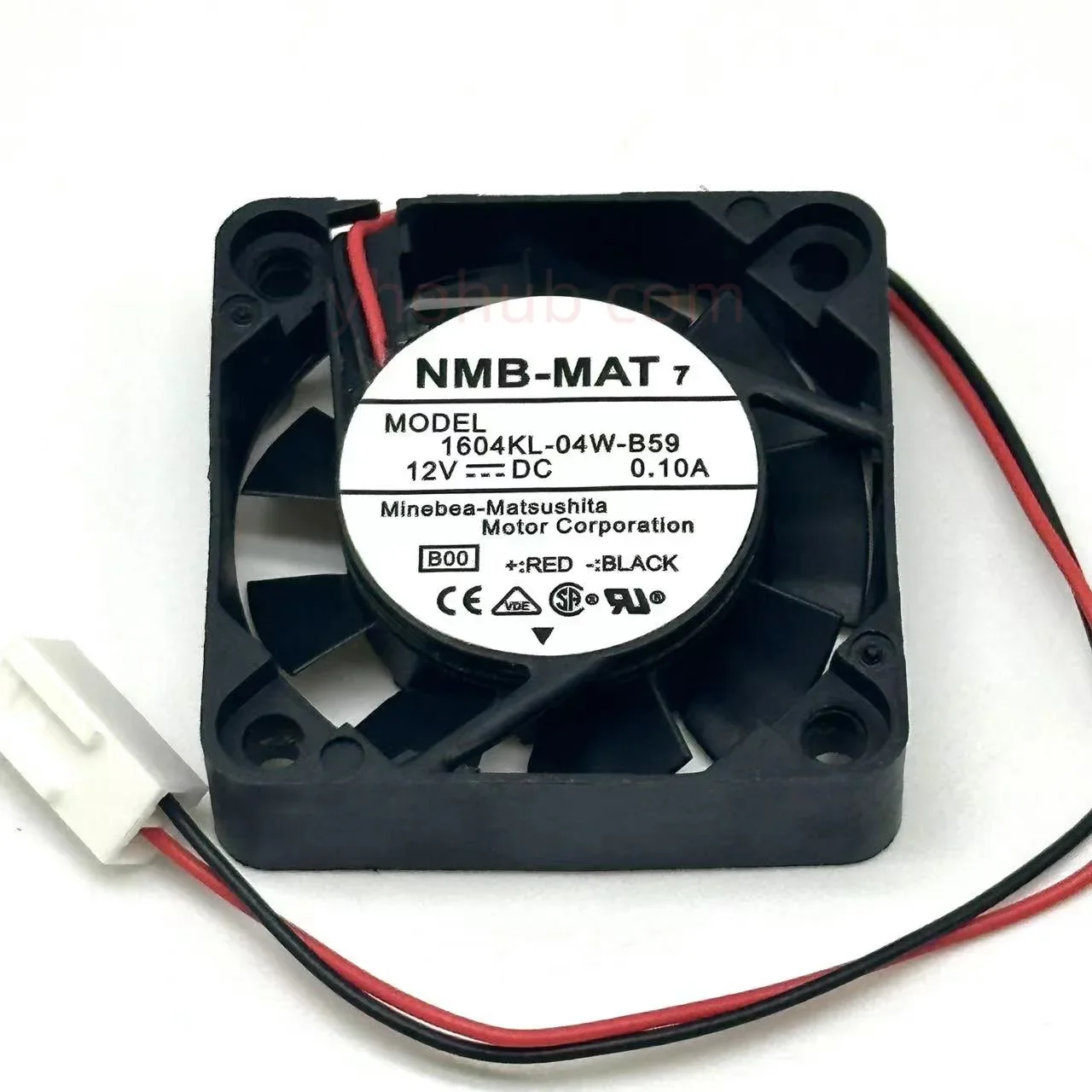 

Вентилятор охлаждения сервера NMB-MAT 1604KL-04W-B59 B00 DC 12V 0.10A 40x40x10мм, 2-проводной