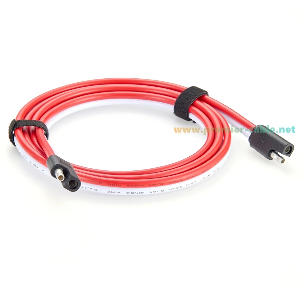 10AWG SAE Power Automotive Extension Cable 2 Pin SAE J928 Connector Cable SAE to SAE Cable SAE Quick Connector Disconnect Plug