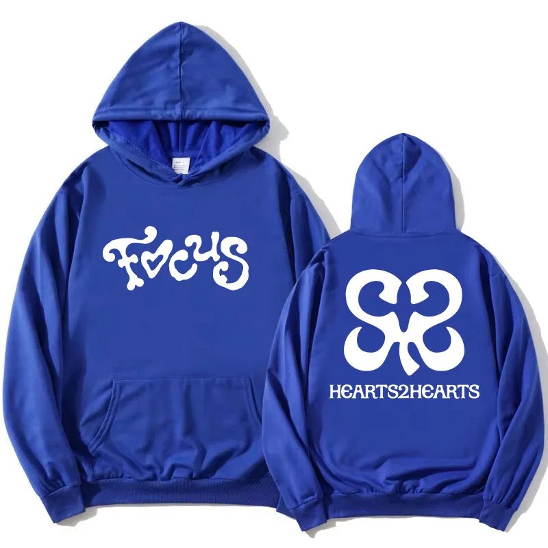 Focus Hearts2Hearts Hoodies Korea Girls Band Fashion Sweatshirts
