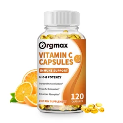 Orgmax Vitamin C Capsules Proprietary Blend 1000g Collagen Production Immune Skin Beauty Health Easy Absorption Antioxidant