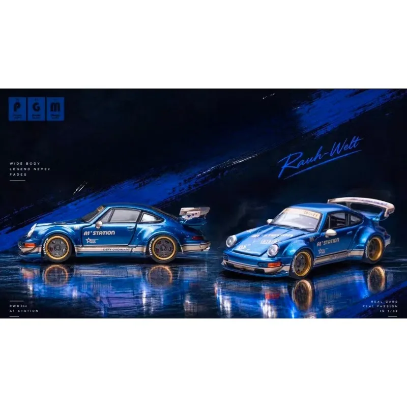 PGM 1:64 911 964 Foshan Exhibition Limited Edition Die-cast Alloy Car Model Collectible Souvenir.