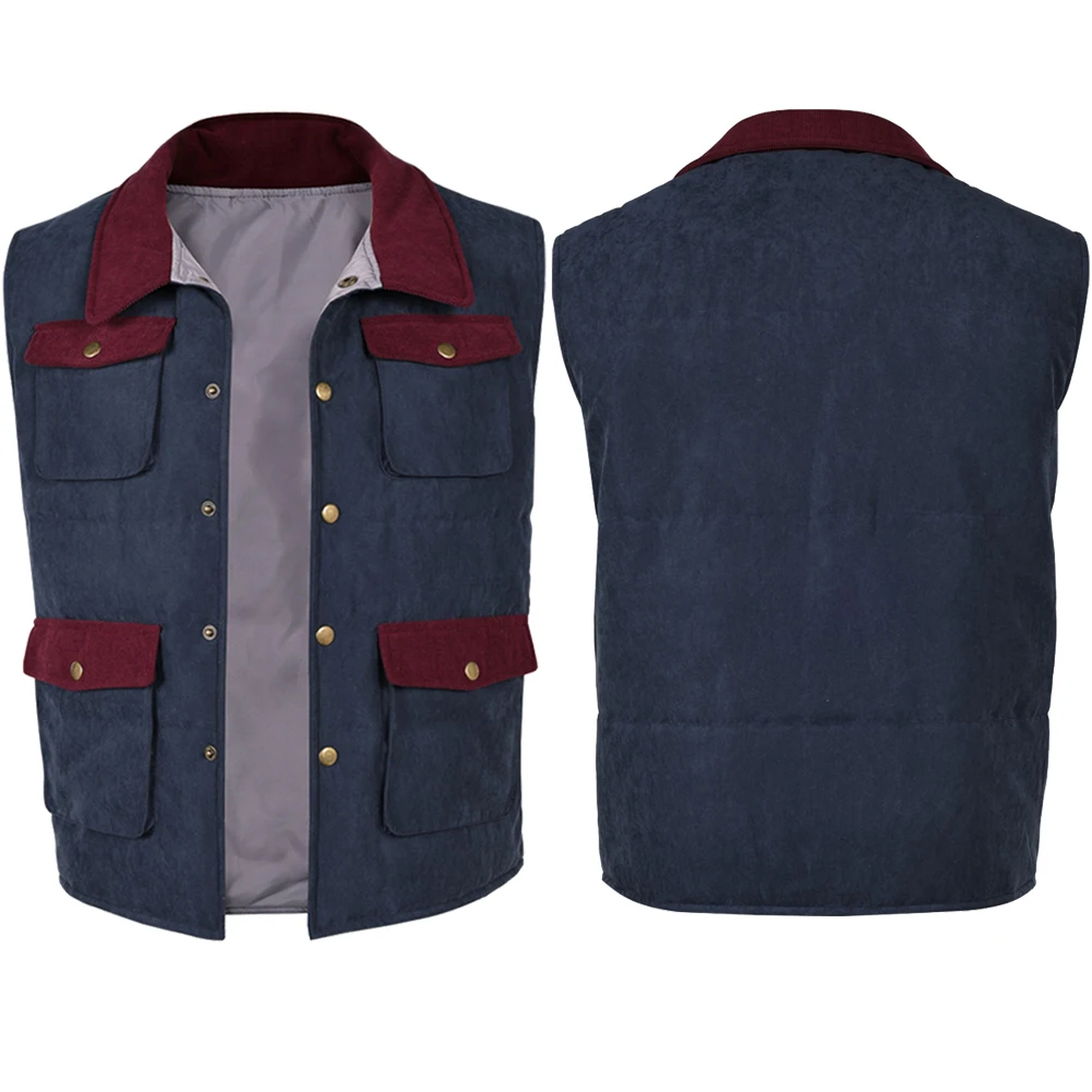 

Костюм для косплея Уилла Байера: синий жилет, верхняя одежда для ролевых игр, униформа для взрослых мужчин на Хэллоуин, карнавал, маскарад