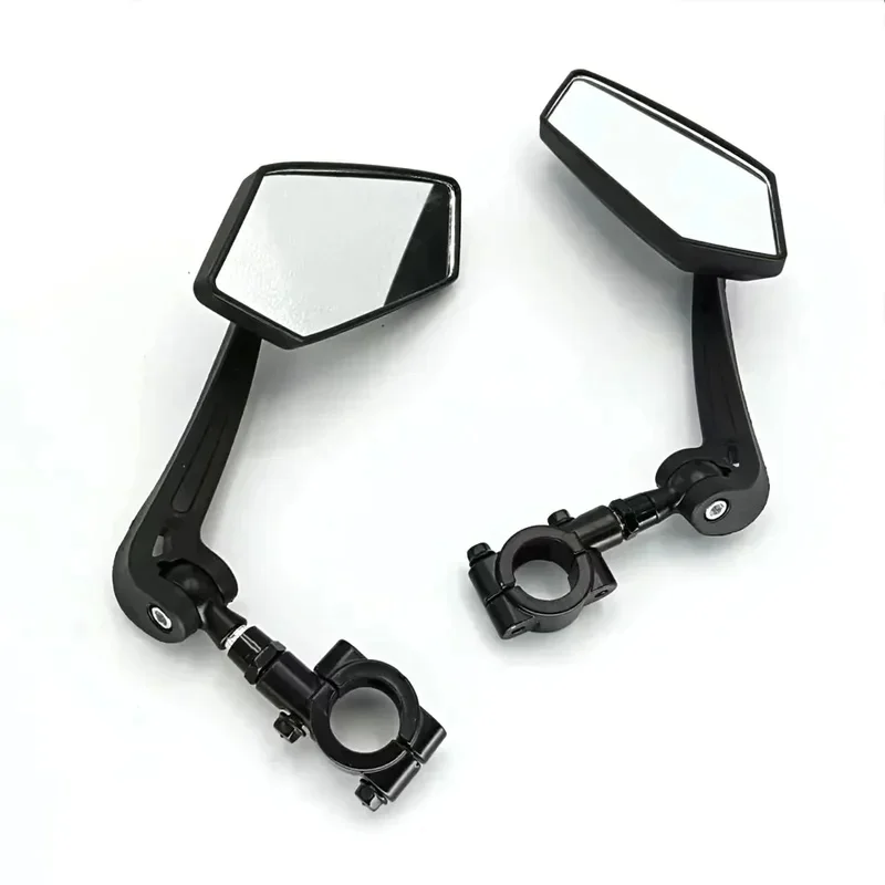 Adjustable Bicycle Rear View Mirror Universal Clear Wide Angle Bike Back Sight Reflector Flexible Handlebar Mount Left Right Mir