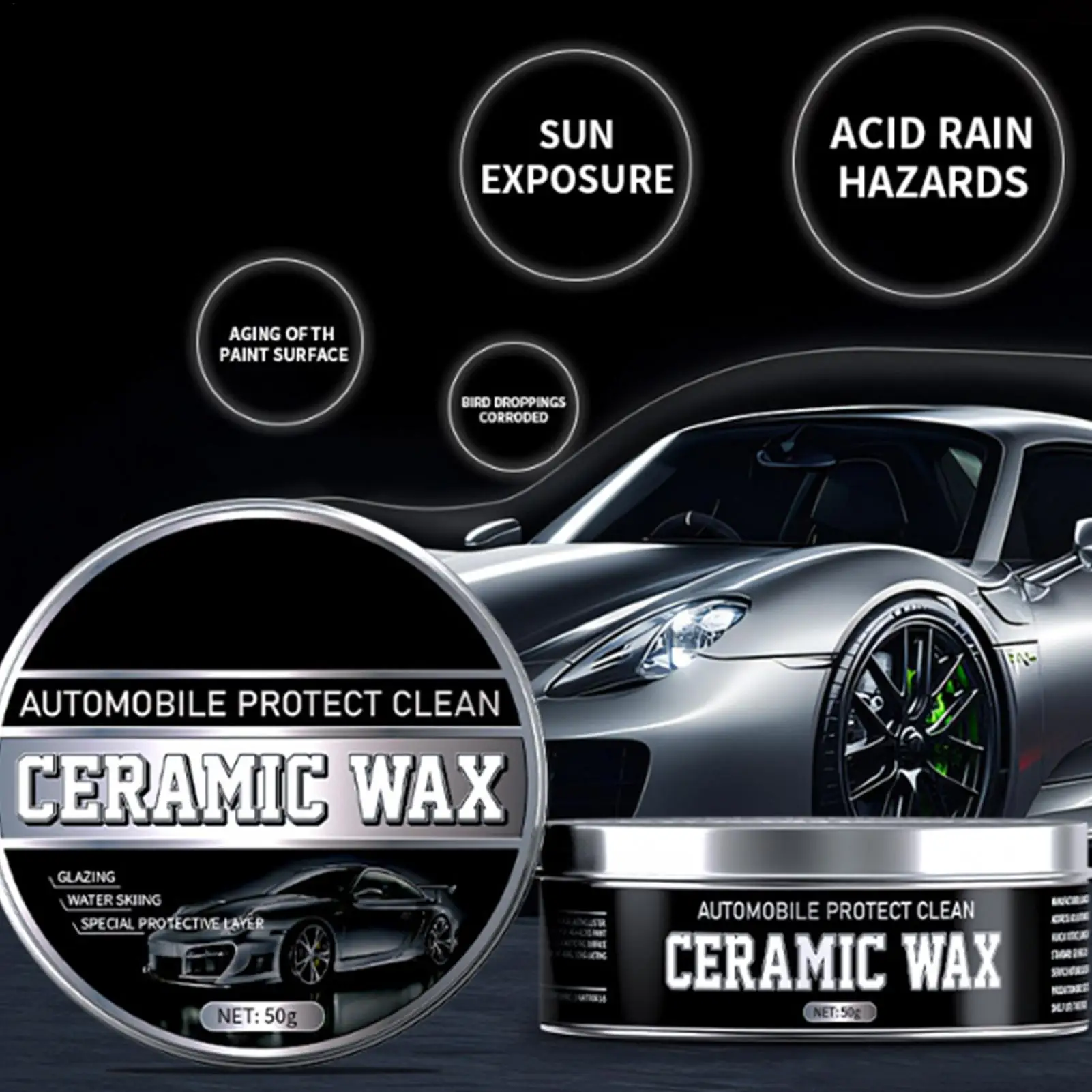 

Автомобильный воск для полировки, воск для автомобильной краски, легкое нанесение, длительная защита, глубокий блеск, воск для полировки автомобилей, воск для ухода за авто