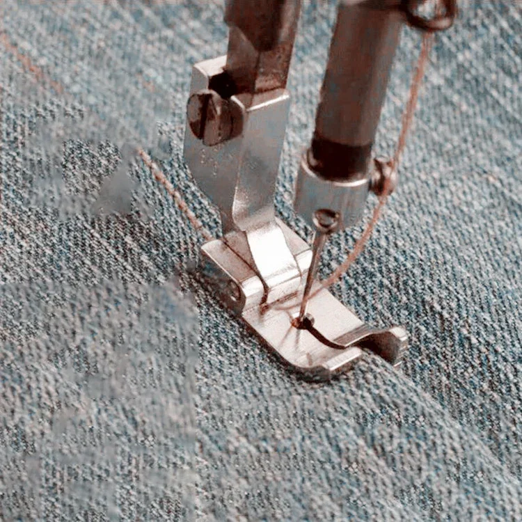 Machine Flat Fixed Retaining Edge Presser Foot 0.1 0.2 0.3 0.6 about Seam Allowance Tangent Pressing Line 12463rh