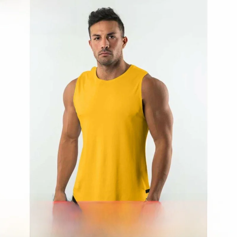 

Men's Sports Vest Running Svel irt Fitn Gym Tank Top ex adient Design Durable Running Vest