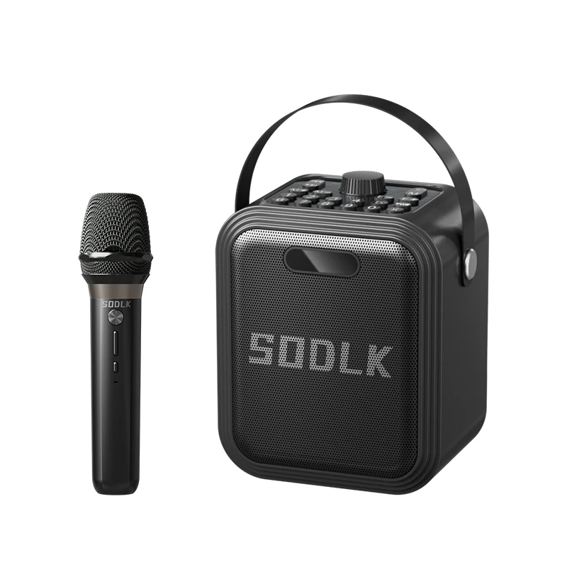 SODLK K12 30W 5.3 Karaoke Speaker Wireless Mic For V5.3 IPX5 Waterproof 5000mAh Battery-Portable Outdoor Party Speaker