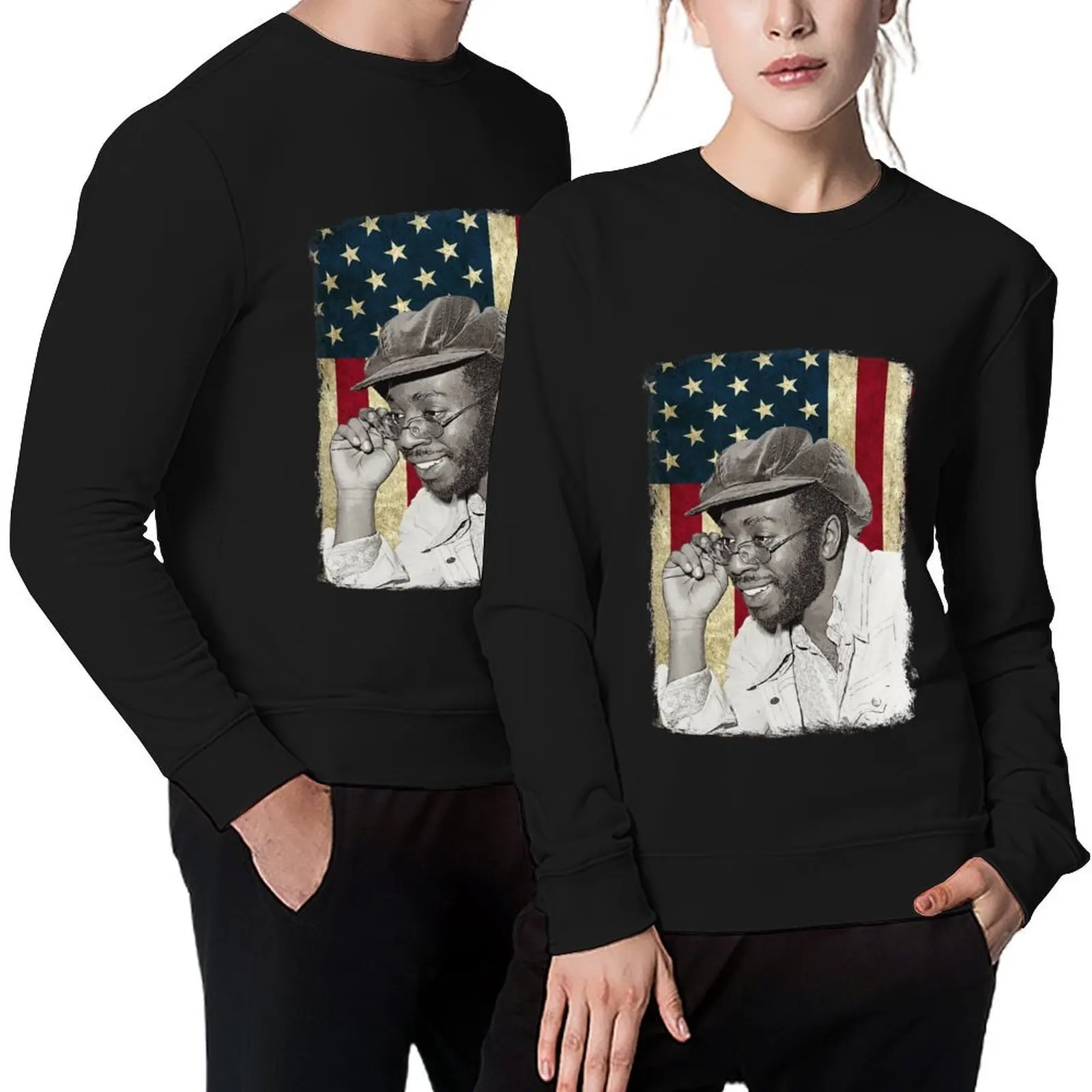 

Vintage American Curtis Flag Mayfield Legend Pullover men's sweat-shirt set men clothing men's winter sweater pullover