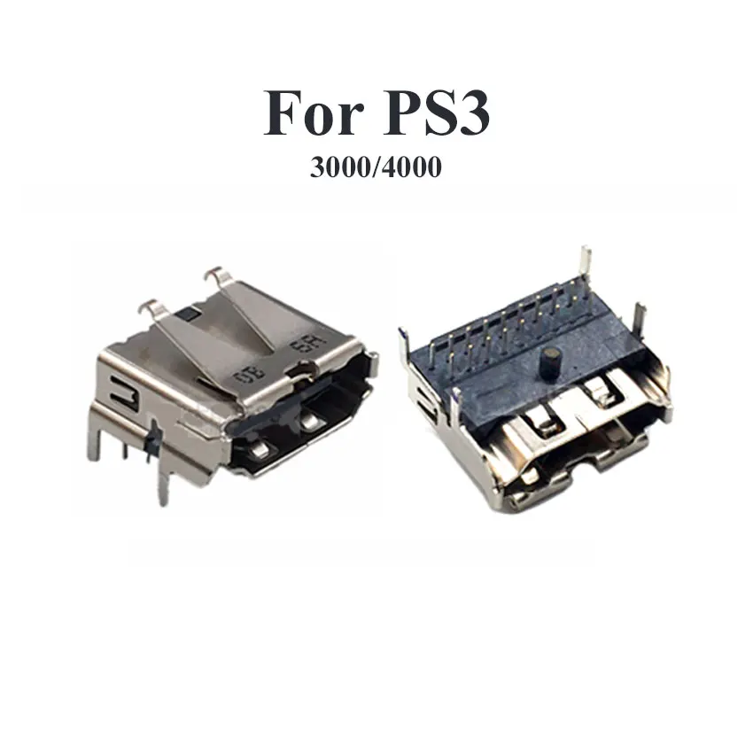 1PCS For PS3 PS 3 Super Slim 3000 4000 3K 4K HDMI-Compatible Jack Socket Connector