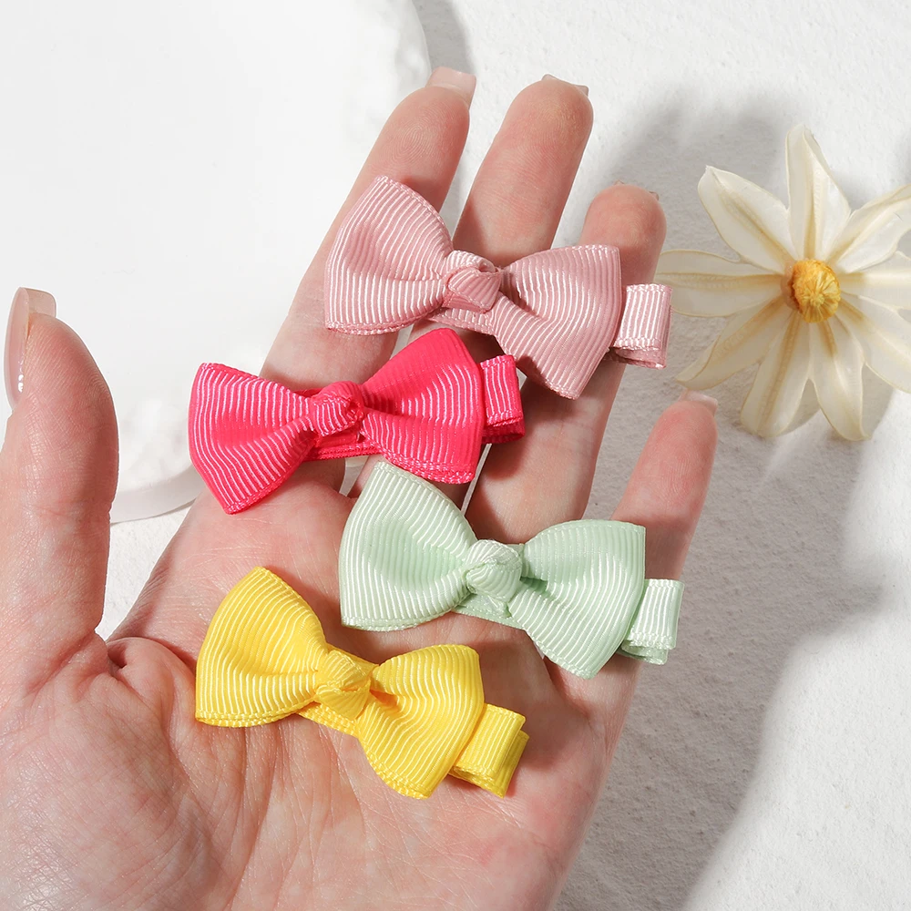 

1/2 шт. аксессуаров для волос для девочек, полностью обтянутые заколки для волос, для детей, милые заколки с бантиками для ежедневного использования.
