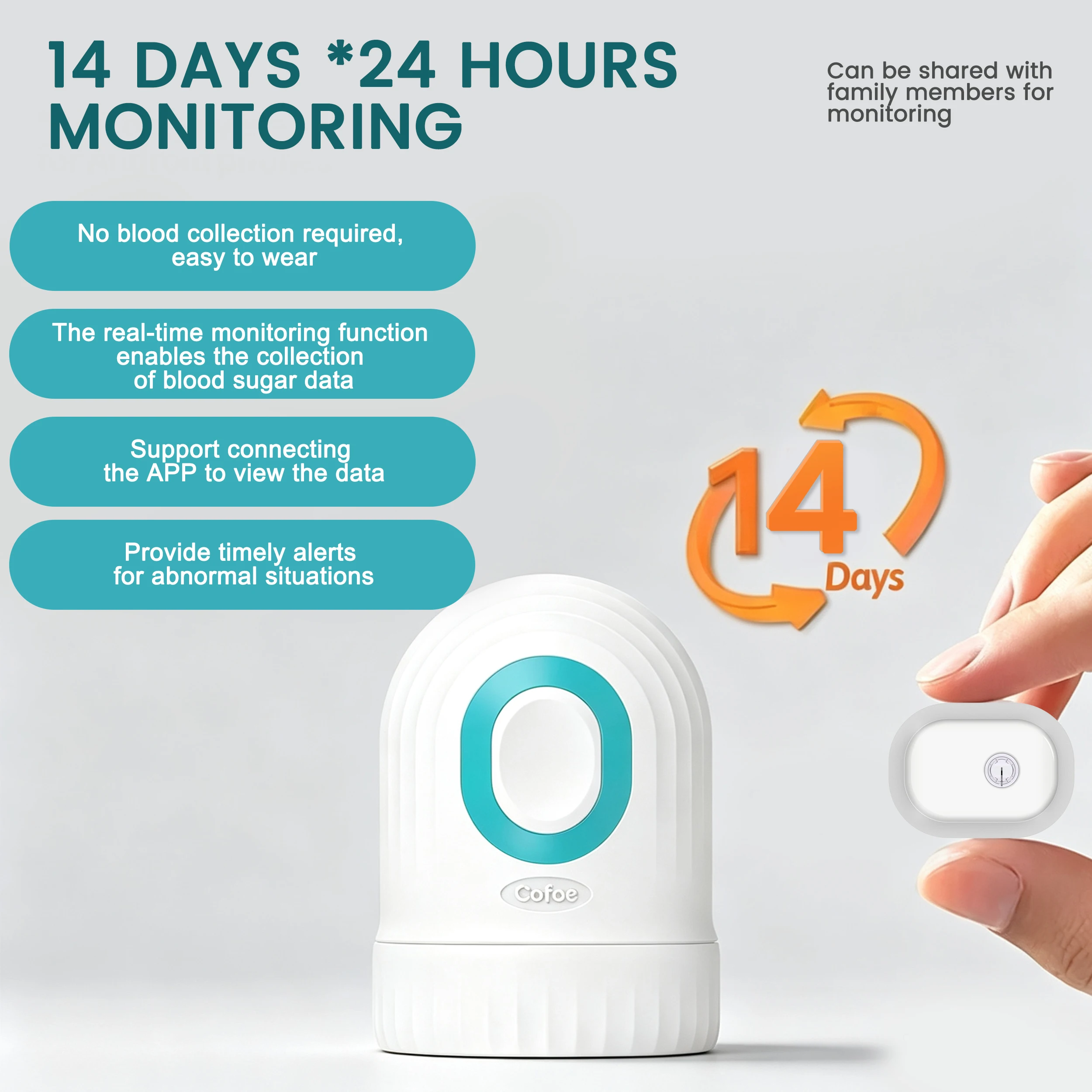 non-invasive-blood-glucose-monitor-diabetes-sensor-24h-real-time-monitor