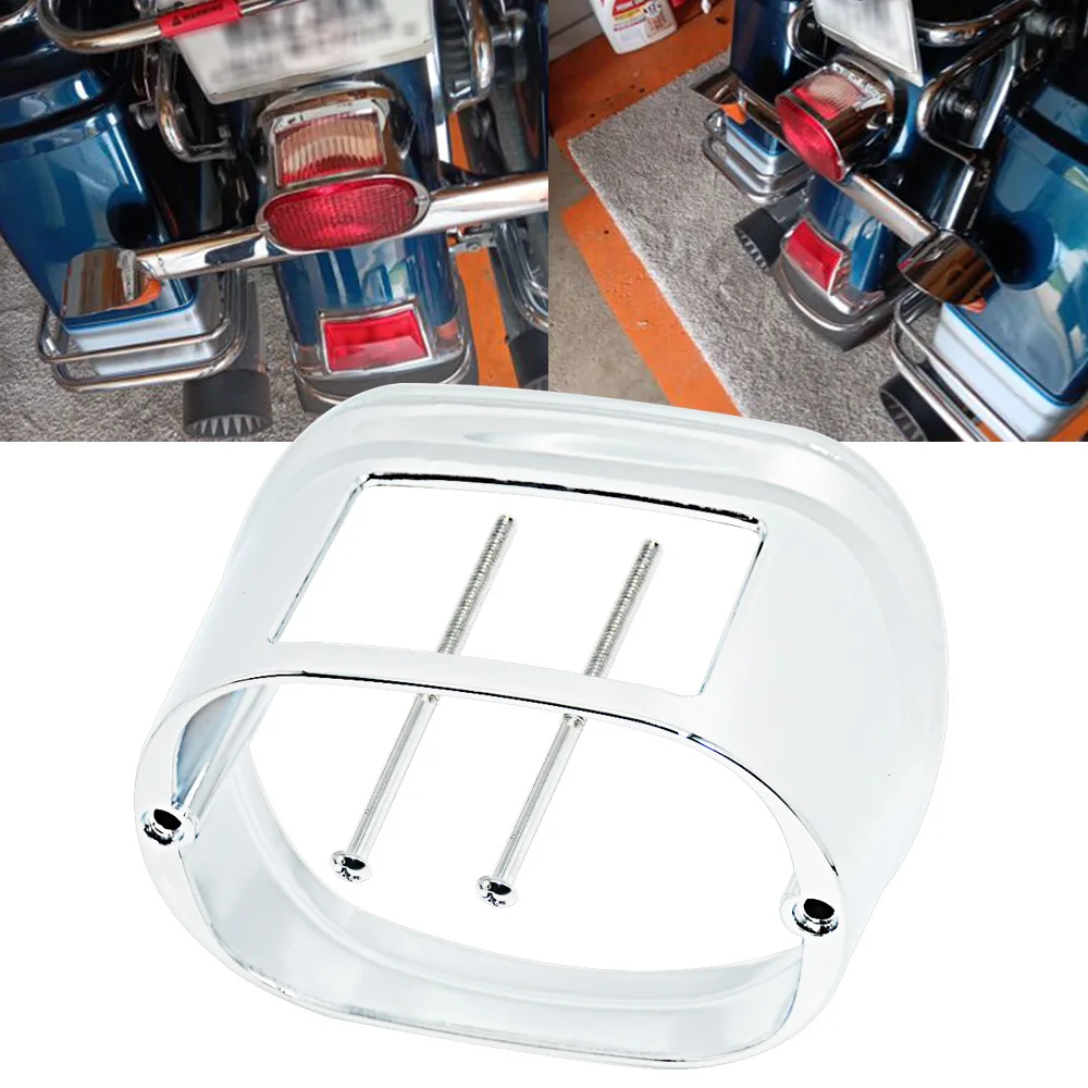 

Аксессуары для мотоциклов, защита заднего фонаря, чехол для воротника заднего фонаря для Harley Touring FLHRC FLHTC SportsterXL Dyna Softail