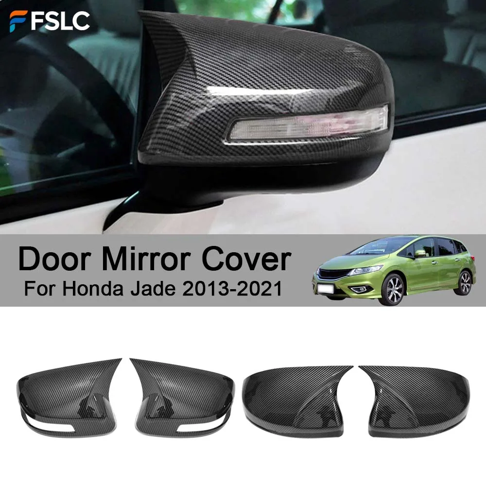 Car Rearview Accessories Door Mirror Cover For Honda Jade 2013-2021 Car Decoration Styling Upgrade Modify A Car