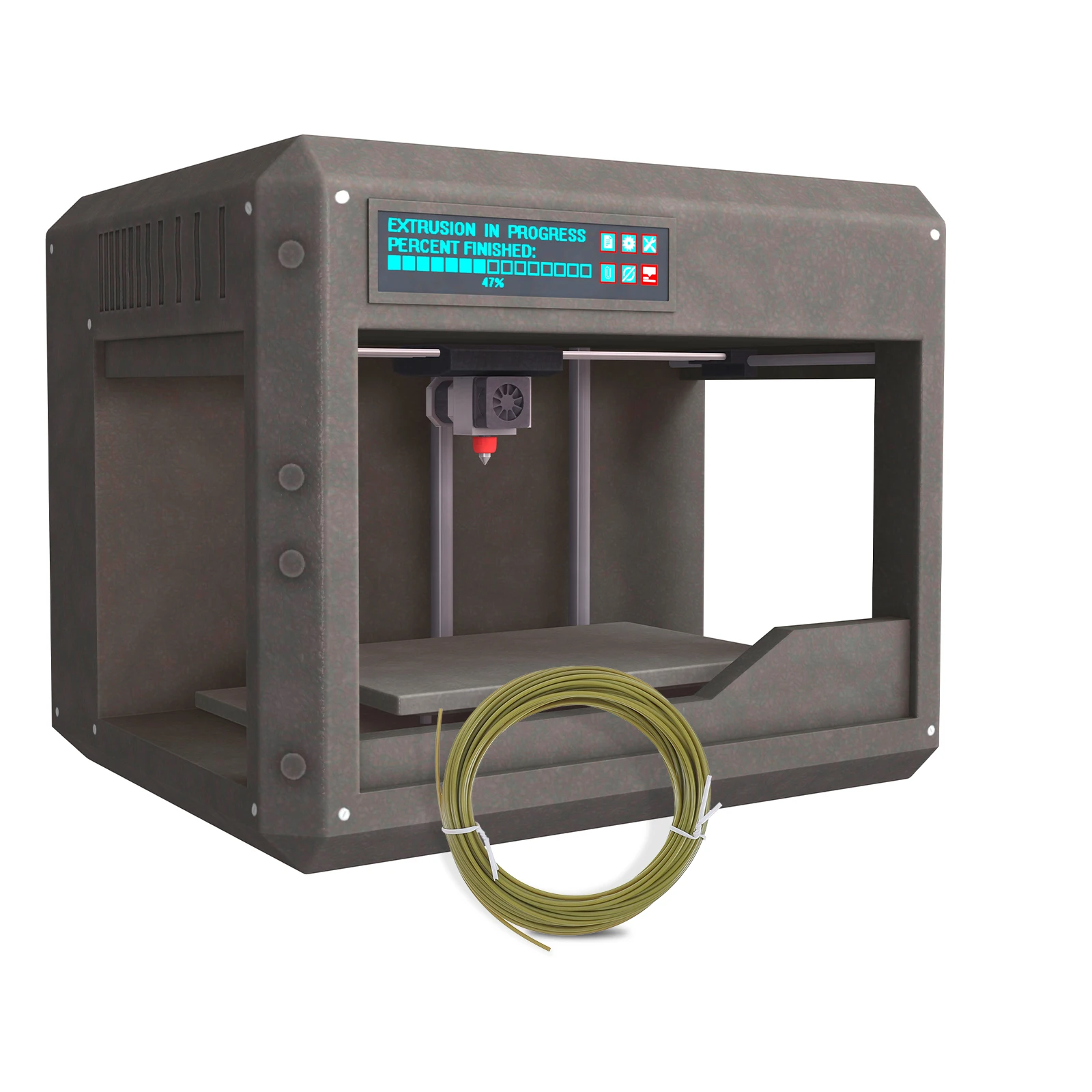 

Multicolor Filament Refills 1.75Mm High-Temperature 3D Printer Filament Stable Melting Point Smooth Flow Large Spool