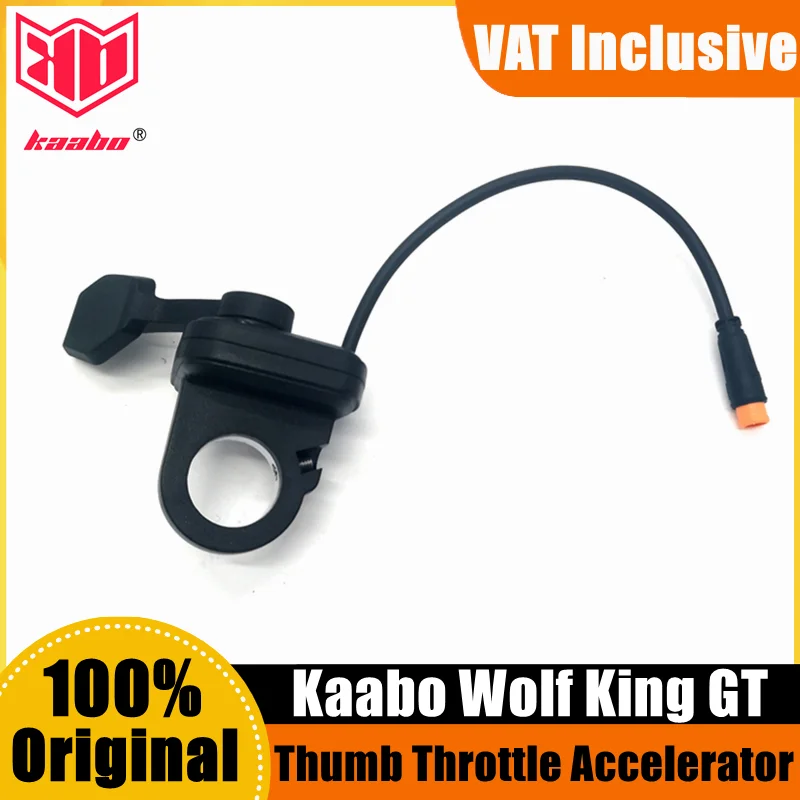 100% Original Kaabo Wolf GT Thumb Throttle Accelerator Wolf Warrior King E-scooter Parts Wolf King Wolf Warrior GT Accessories