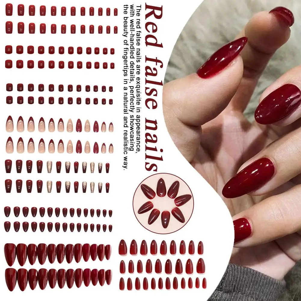 接着剤付きアクリルフェイクネイル,ロングバレエネイルチップ,フルカバー,乳白色,ピンクのグラデーション,人工,1箱あたり24個