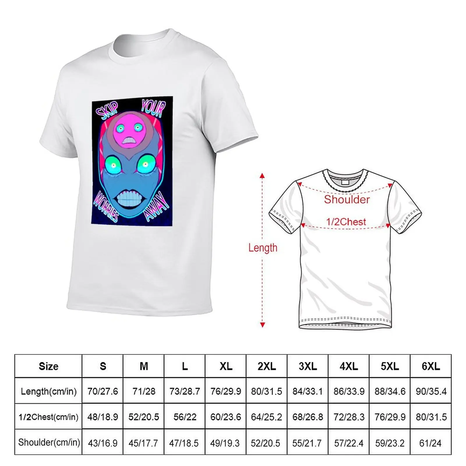 SKIP YOUR WORRIES AWAY T-Shirt custom shirt animal prinfor boys heavy weight t shirts for men