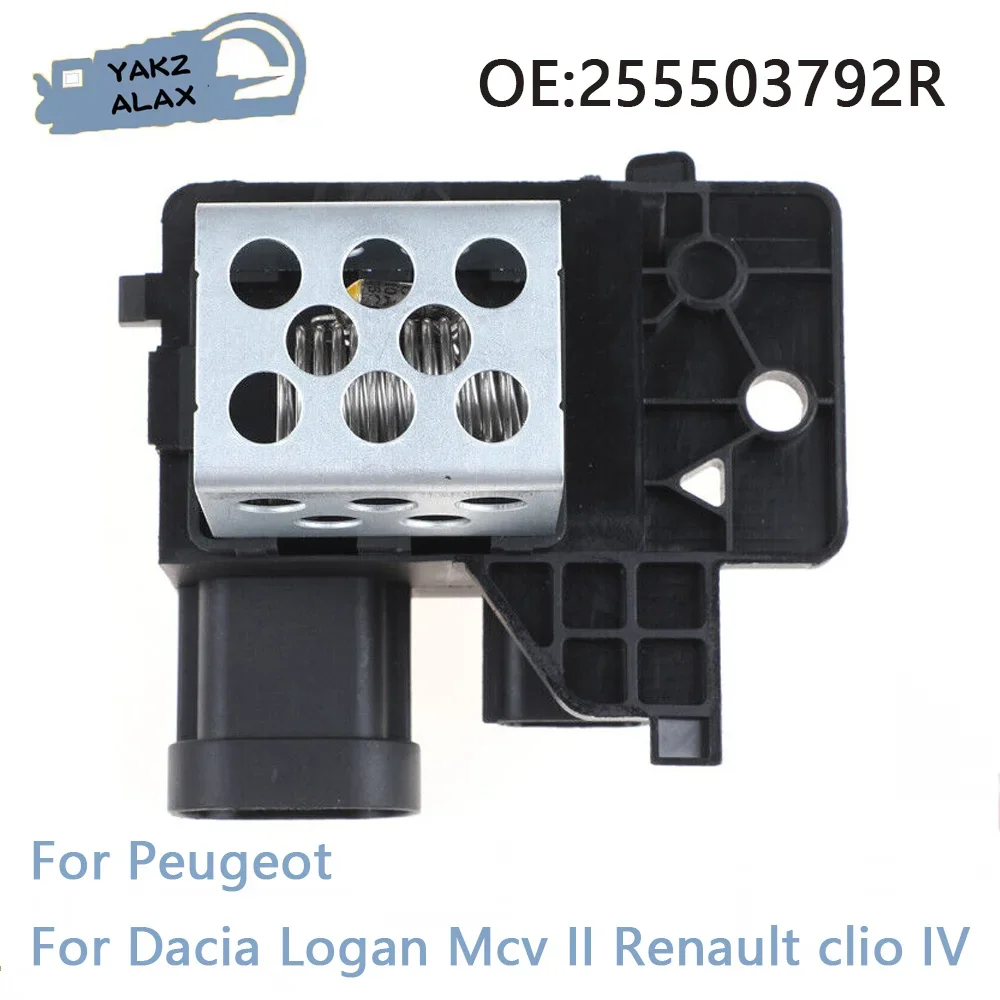 255503792 R ventilador resistor do motor para peugeot para dacia logan mcv ii renault clio iv ac módulo de controle do ventilador 25550-3792r