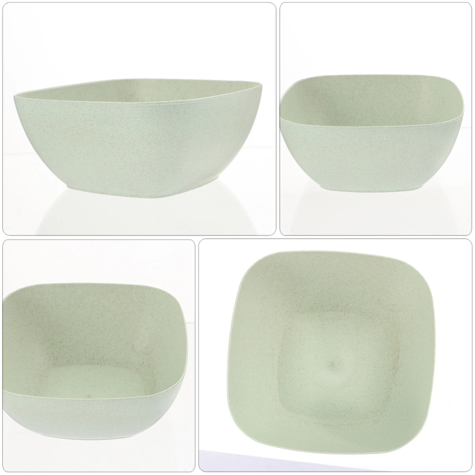 1Set Wheat Straw Bowls Eco-Friendly Multipurpose Salad Soup Bowls Resistant Tableware Safe Tableware