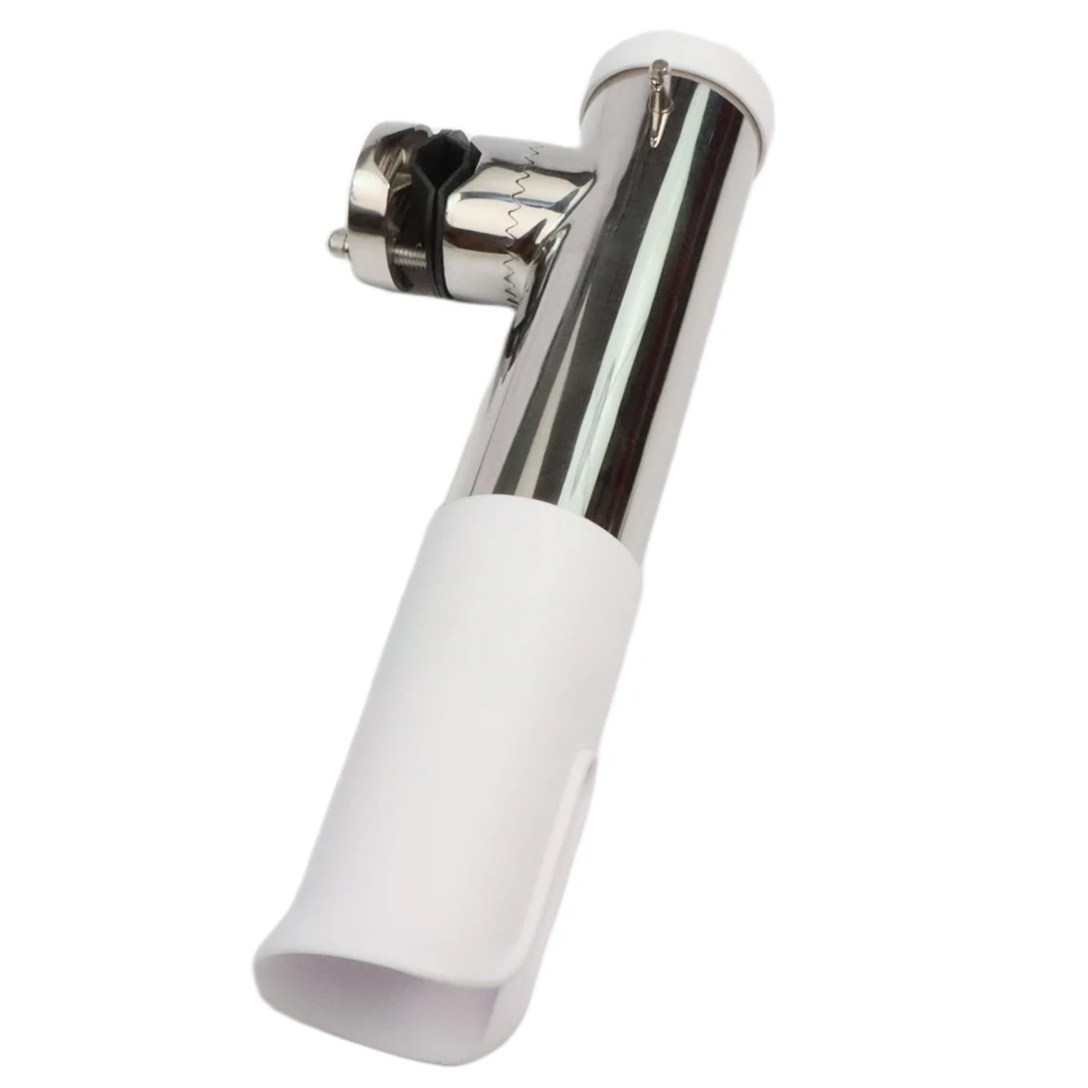 2PCS Boat Fishing Rod Holder, Stainless Steel Fishing Pole Holder, Side / Transom Mounted Rod Holders with Weld Brackets, view 2