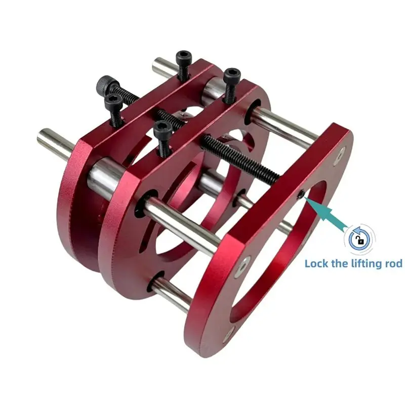ABWR-Aluminum Router Table Inset Plate Kit Table Inset Plate Kit Carpenter Auxiliary Tools
