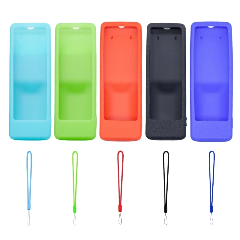 A2BA Button Window Silicone Cover for DOMYBOX DB52C7 Remote Case with Lanyard