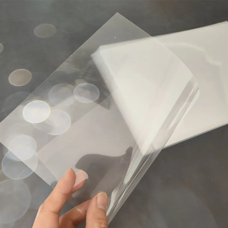 50/100 قطعة A4 الطباعة بالليزر فيلم شفاف 10C ورق التصوير الفوتوغرافي DIY بها بنفسك PCB الشفافية لوازم الحيوانات الأليفة 0.1 مللي متر سمك #1