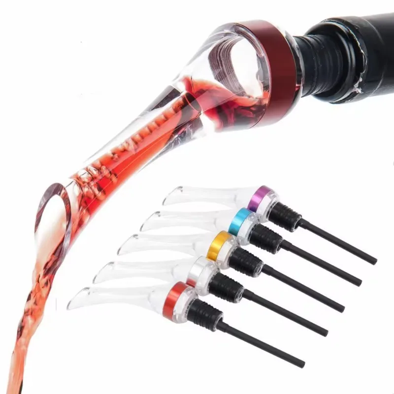 Professional Quality 2-in-1 Attaches to Any Wine Bottle for Improved Flavor, Enhanced Bouquet,Wine Aerator Pourer Spout