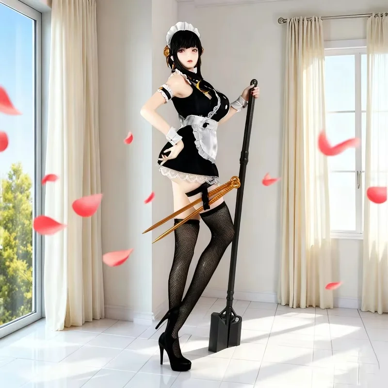 لعبة تمثال Android 18 Anime Maid GK قابلة للجمع - زخرفة حمام فتاة جميلة مصنوعة يدويًا مع عناصرين لشخصية الحركة