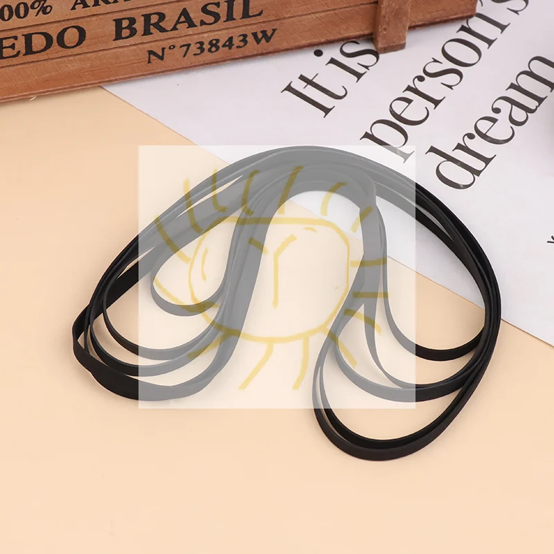 

1pc 5MM/4MM Cassette Tape Machine Drive Belt Rubber Turntable Transmission Strap Replacement Accessories Player Phono Tape
