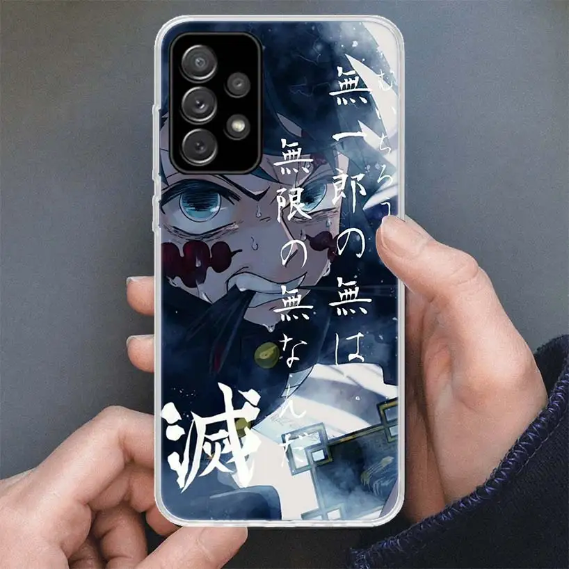 Demon Slayer Tokitou Muichirou Phone Case For Samsung Galaxy A14 A54 A13 A53 A12 A52S A24 A34 A23 A33 A22 A32 A04S A03S A02S A72