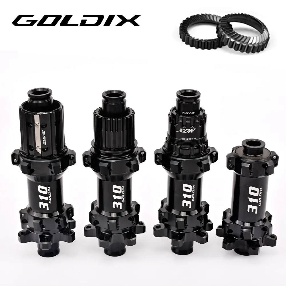 

GOLDIX R310 6 Bolt Disc Brake Road Bike Hub 24 Holes New 36T Ratchet Hub Compatible With SHIMANO SRAM 10-12S
