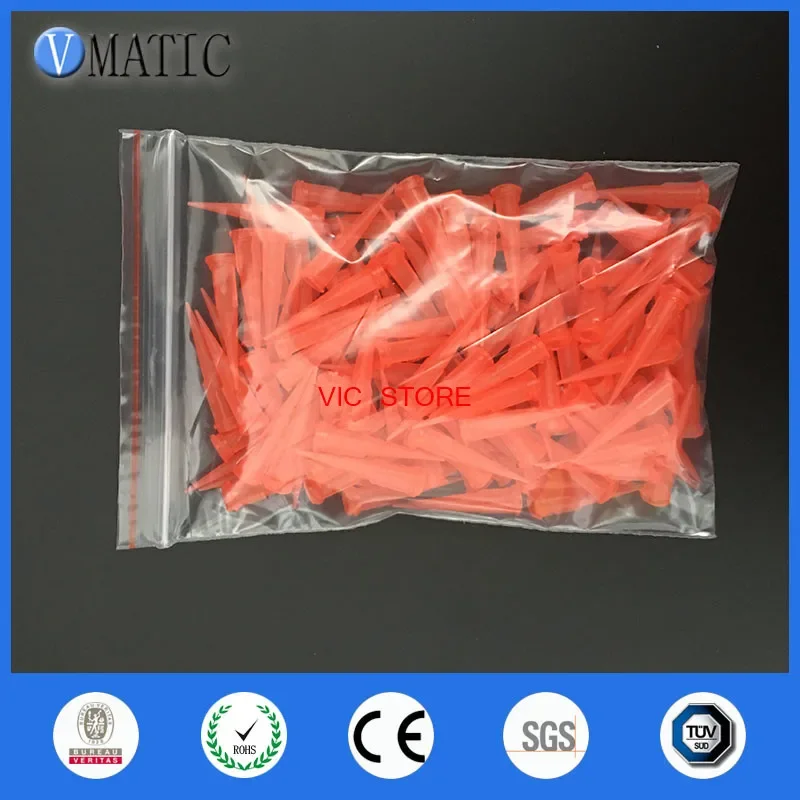 Free Shipping 25G TT Tapered Plastic Dispensing Needles Glue Dispenser Needle Tip