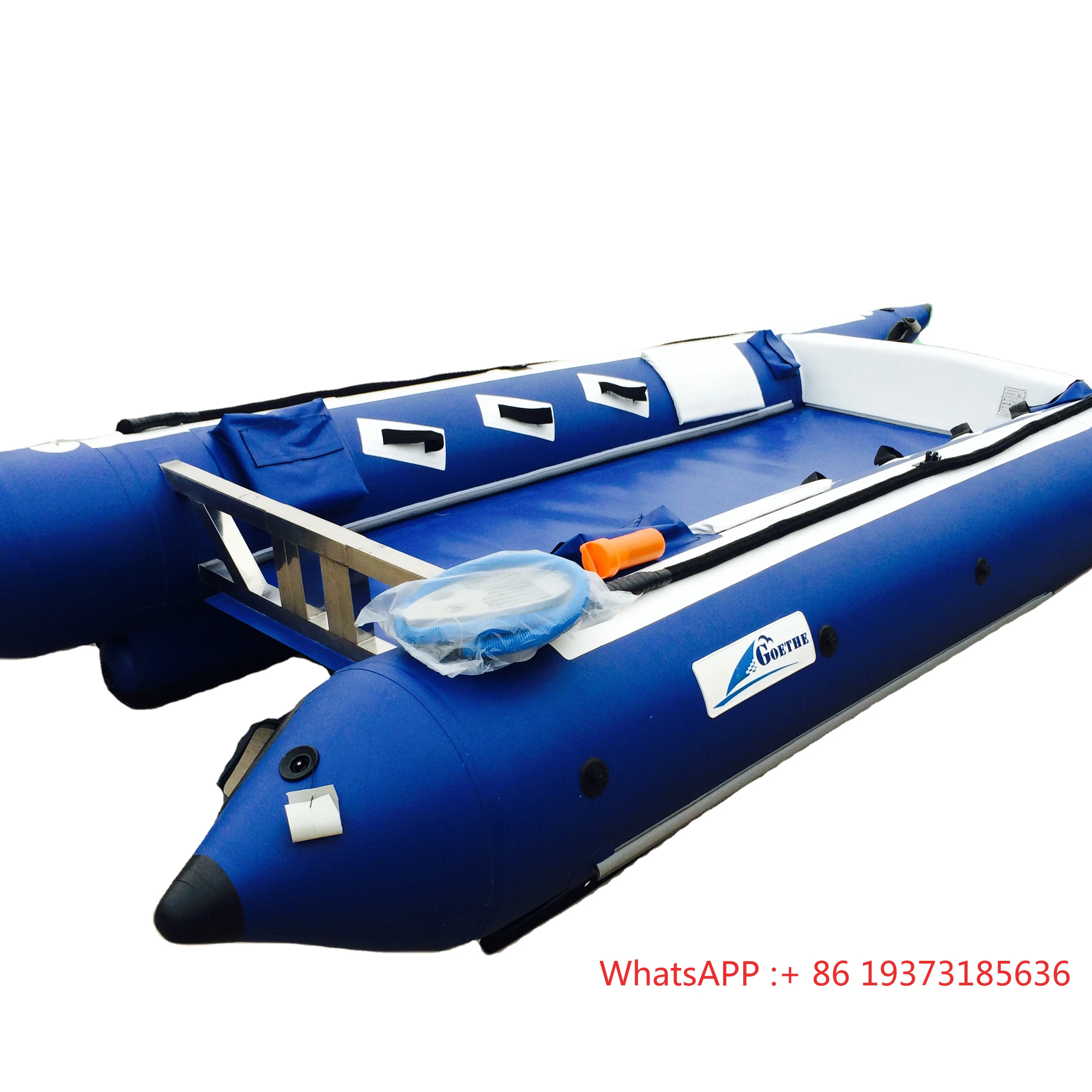 

Goethe 14.8ft 450cm GTG450 Inflatable Catamaran Sailboat with 1.2mm pvc stainless steel transom