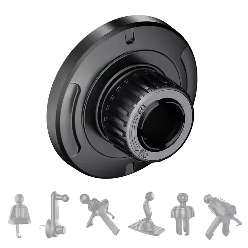 

For MagSafe Car Mount Accessories Universal Magnetic Car Phone Holder Parts Suitable for 17mm Ball Head Base Magnet GPS Brackets