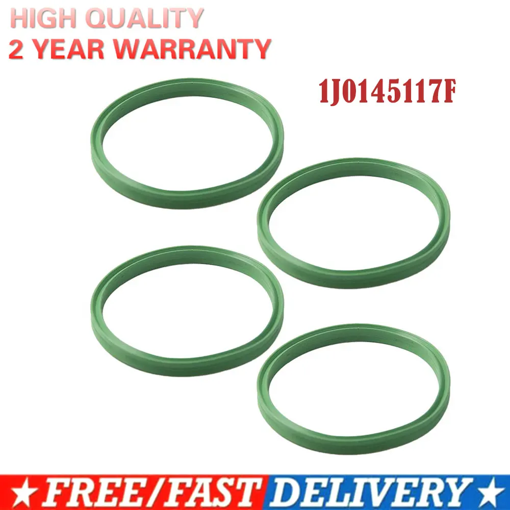 4PCS  Sealing Rubber Ring Intercooler Turbocharger Pipe Sealing Hose O-RING 3C0145117F For AUDI A1 A3 A4 Car 1J0145117G