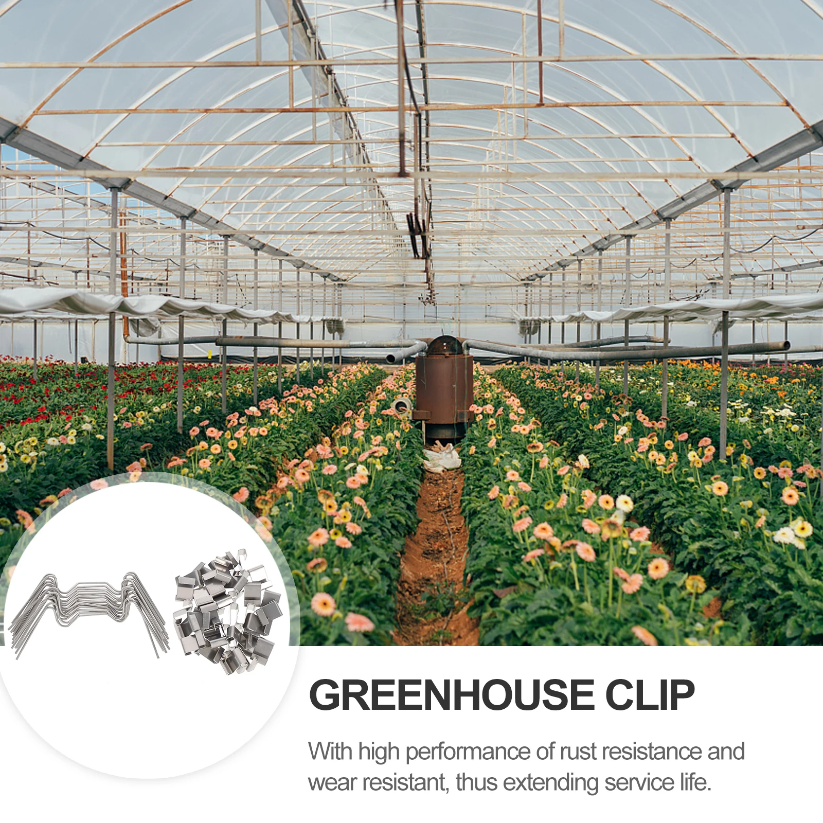 

100Pcs Glass Pane Fixing Clips Stainless Steel W Wire and Z Overlap Clips for Greenhouse Glazing Panel Repair Heavy Duty Rust