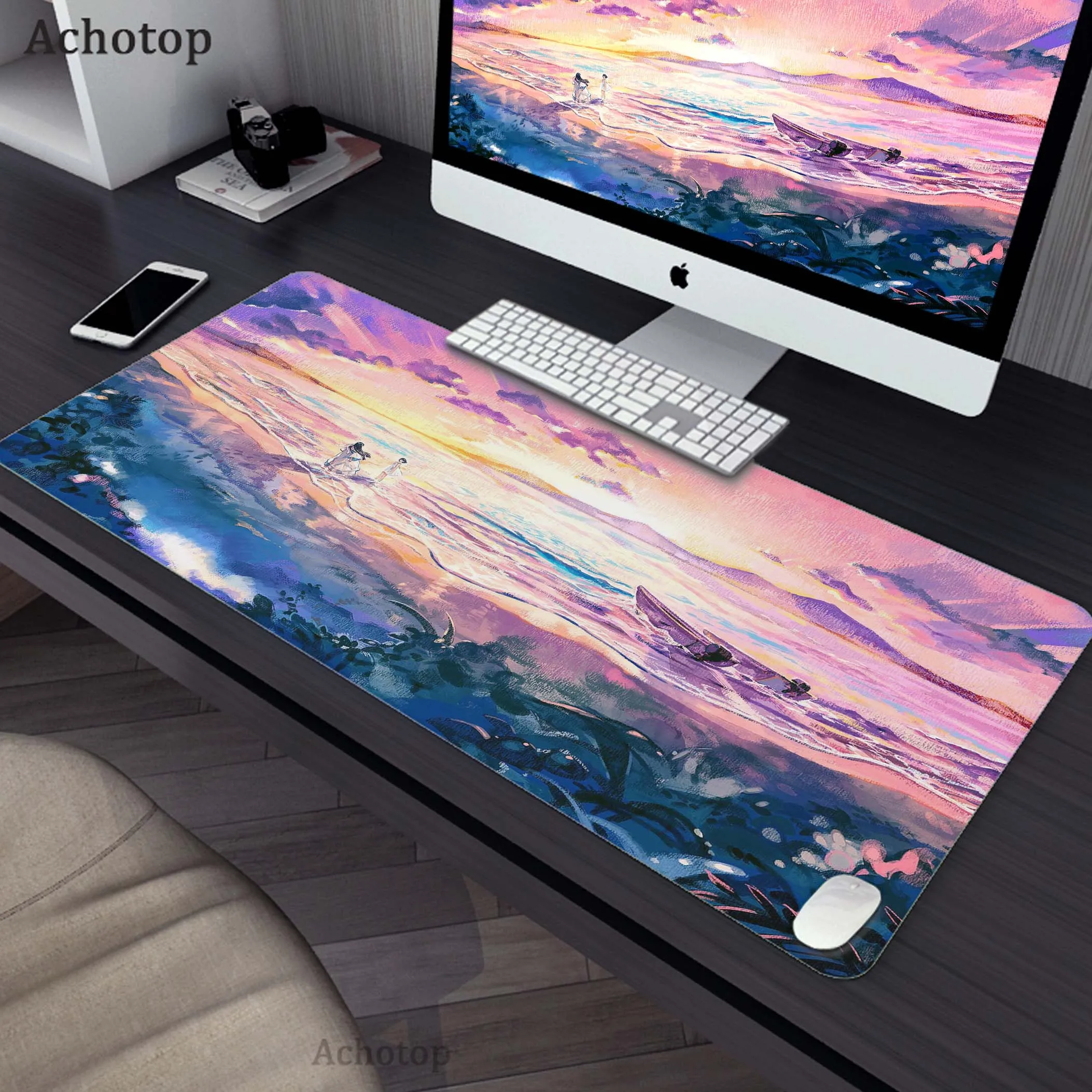 

Natural Landscape Pattern Mousepad Pc Gamer Mousepad Rubber Mouse Mat Gaming Speed Keyboard Pads Office Rubber Gamer Desk Mat