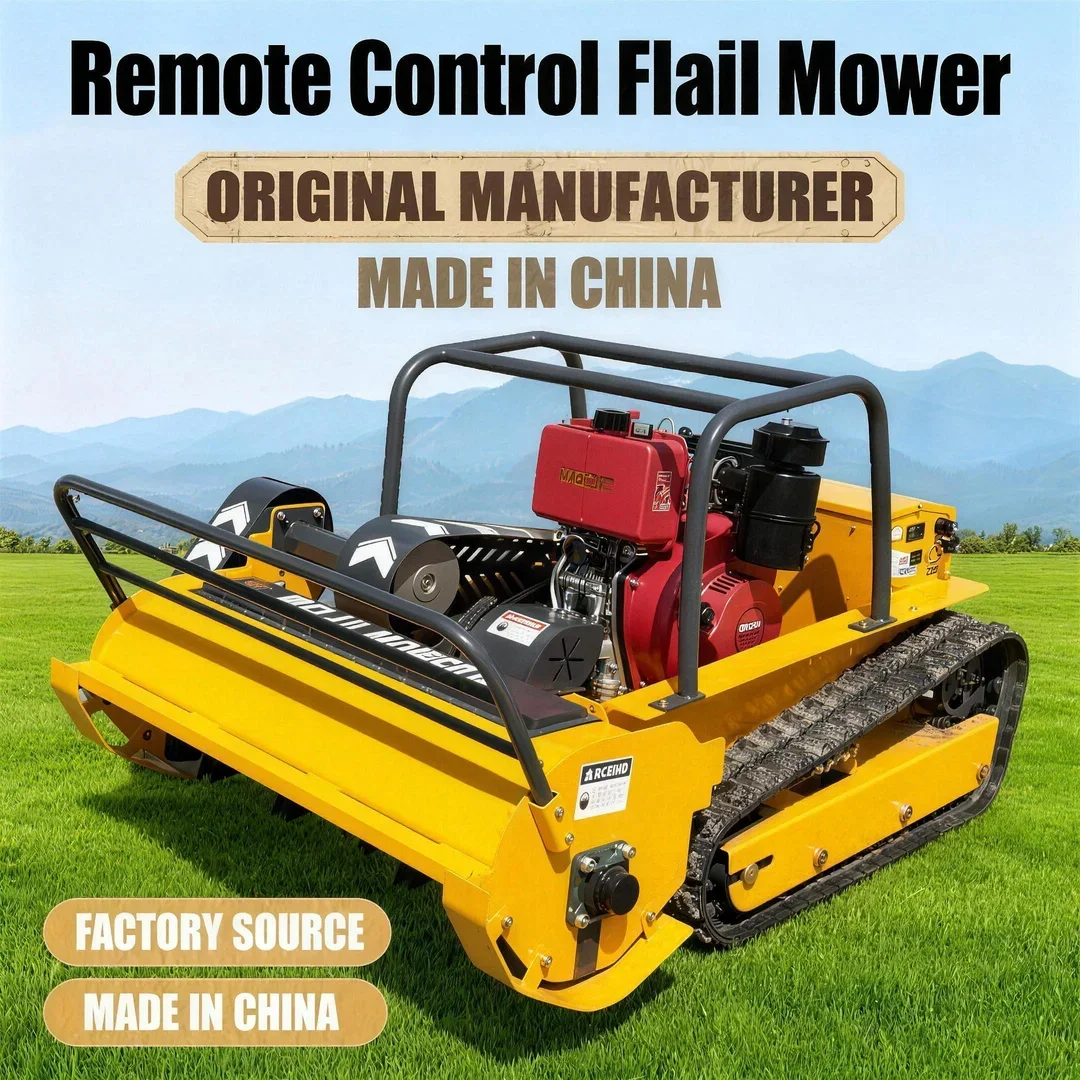 

Индивидуальная гусеничная газонокосилка для травы с сертификатом CE - горячий мини-робот с дистанционным управлением