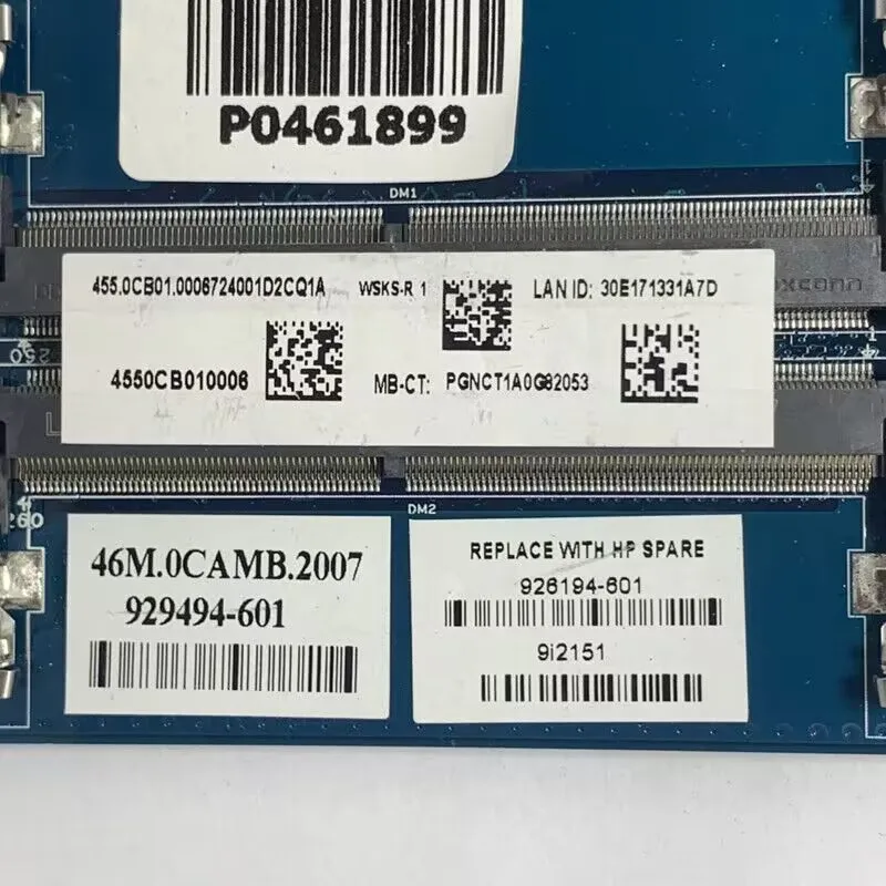 

For HP 17-AK Laptop Motherboard 926194-001 926194-601 929494-601 448.0CB02.0011 16892-1 With A9-9420 CPU 216-0864032 100% Tested