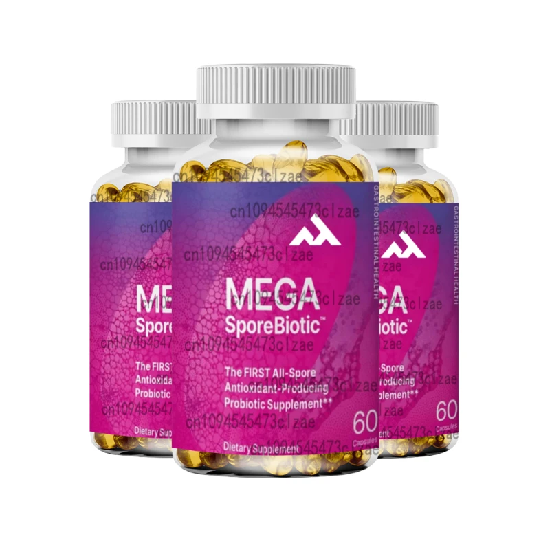 

MegaSporeBiotic Probiotics способствует здоровью пищеварительной очистки — пробиотические питательные добавки для мужчин и женщин