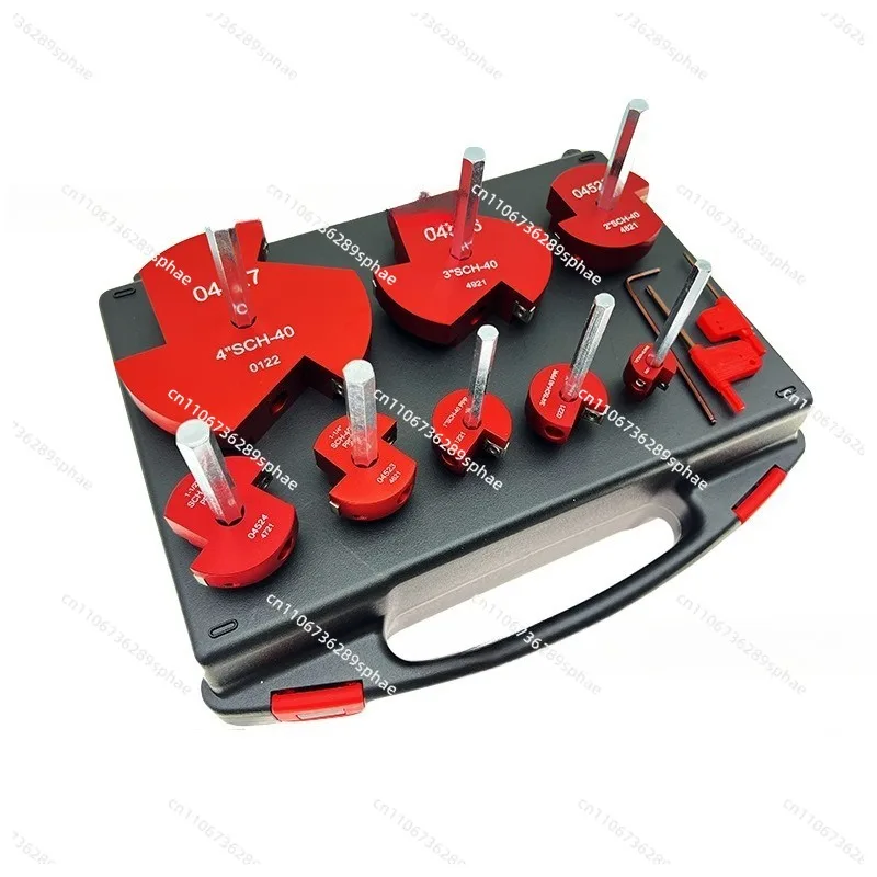 New 8 Piece Set PVC Pipe Reamer Water Pipe Fitting Expander Knife Multi Head PVC Pipe Reamer