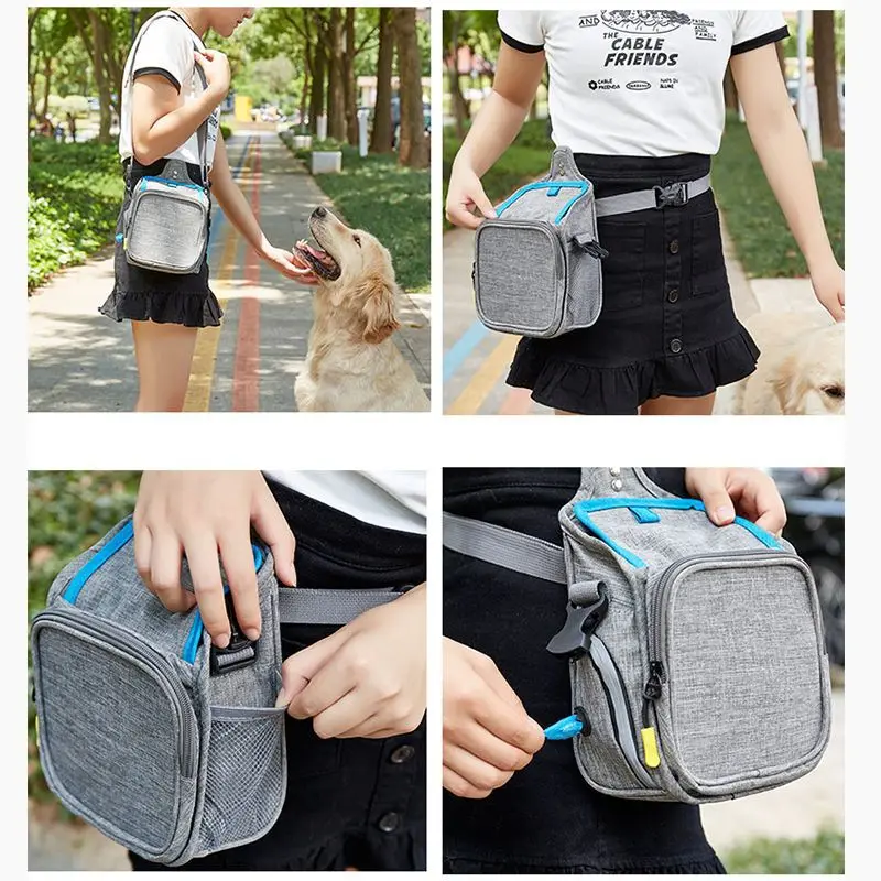 Waterproof Large Capacity Pet Training Bag for Dogs Going Out Pet Snack Bag Pet Waist Bag Dog Food Bag Training Bag