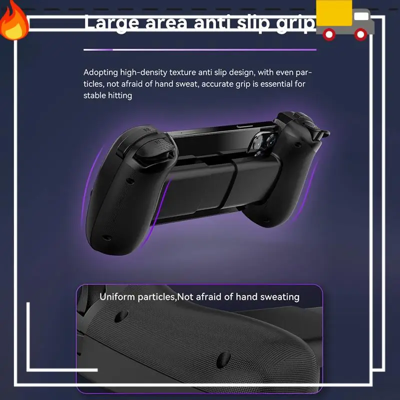 Discount-D8 Mobile Stretch With Light Gamepad For Dual Hall Wireless Bluetooth PC Tablet Switch Body Vibration Grip