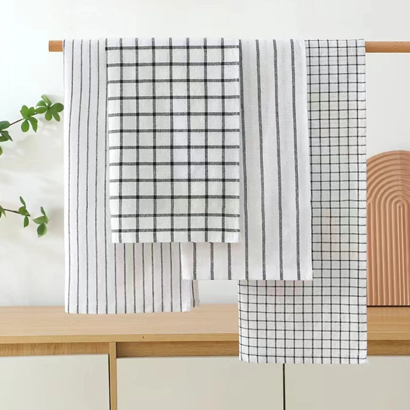 【B】40x60cm Tablecloth Napkins Durable Cotton And Linen Thickened Pads Reusable Kitchen Dining Holiday Decorations