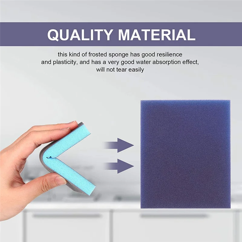 

【 Быстрая доставка】Шлифовальная губка, 16 шт. шлифовальных блоков, многоразовый и моющийся набор песчаных губок для пластика, дерева, металла