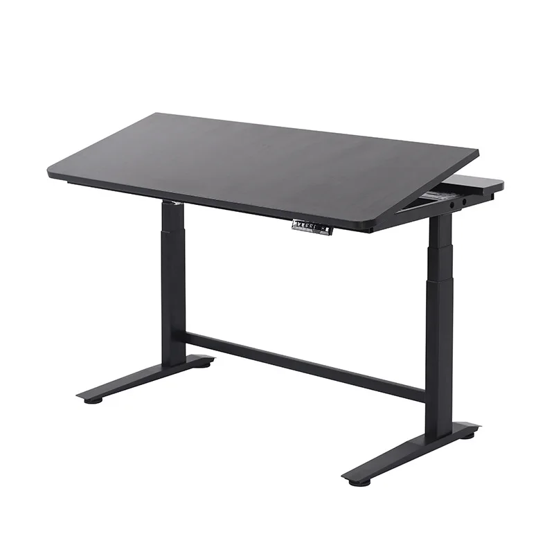 

Modern design electric height adjustable wrought iron calligraphy painting table bedroom household electric painting table