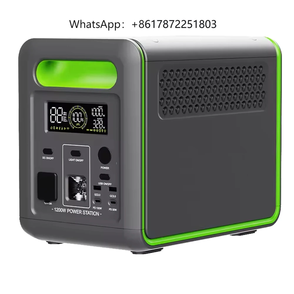 

Portable Solar Panel with Flashlight MPPT Remote Monitoring Pure Sine Wave Car Compatible Working Capable Low -20℃ Temperatures