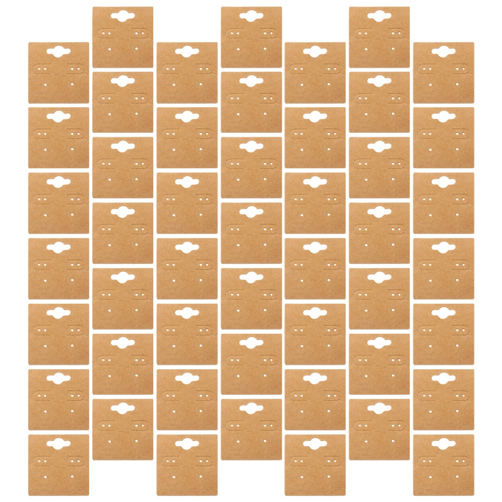 

300pcs Earring Display Cards Paper Supplies Jewelry Packaging Holder Tags DIY Craft Storage Ear Studs Display Necklace Showing