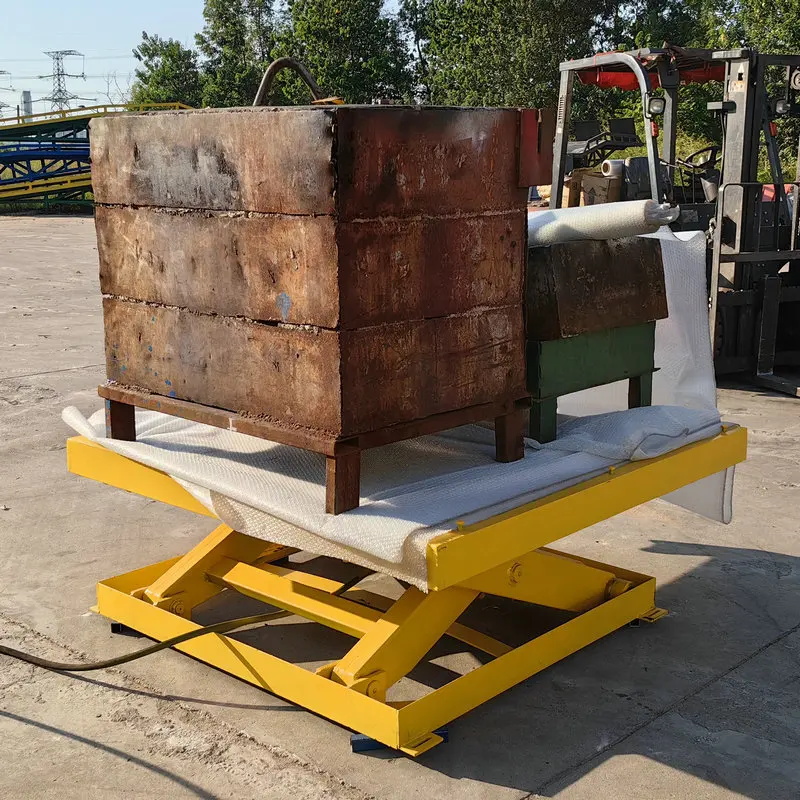 Customized scissor fork platform Non-standard countertop Plant warehouse Fixed electric scissor fork lifting hydraulic operation
